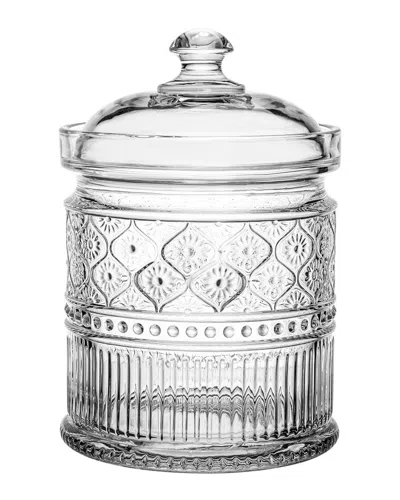 Godinger Claro Clear Medium Canister In Transparent