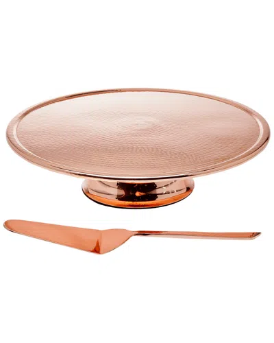 Godinger Copper Finish Cake Stand