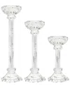 Godinger Lighting By Design Galaxy 3-pc. Candlestick Set In Clear