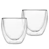 Godinger Double Walled Espresso Cups, Set Of 2 In Clear