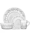 Godinger Dublin 16pc Dinnerware Set In Gray