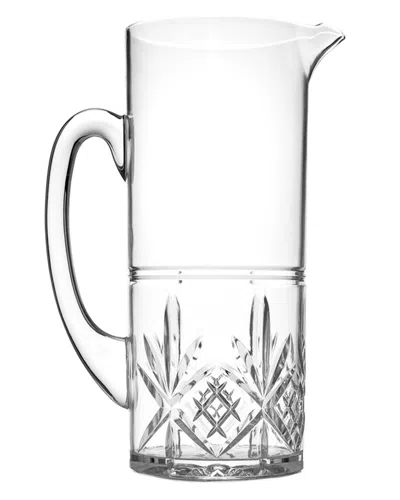Godinger Dublin Acrylic Beverage Pitcher In Transparent