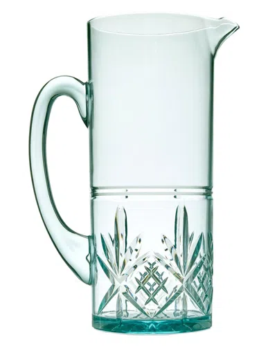 Godinger Dublin Acrylic Seafoam Beverage Pitcher In Green