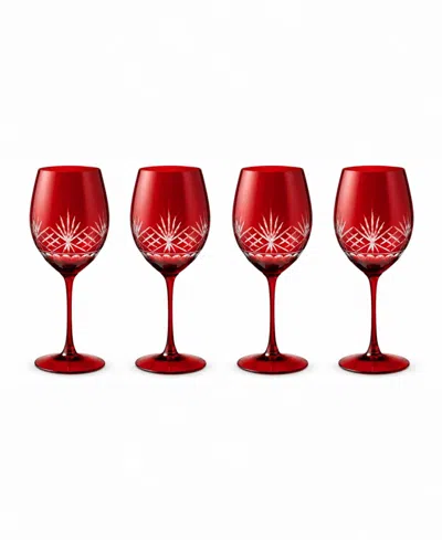 Godinger Dublin Aristocrat Red Wine Glasses, Set Of 4