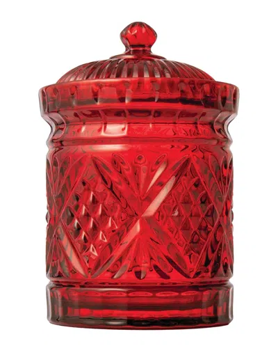 Godinger Dublin Biscuit Box In Red