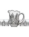 Godinger Dublin Crystal 5pc Pitcher & Double Old Fashioned Set