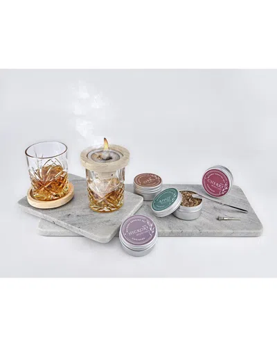 Godinger Dublin Crystal 9pc Whiskey Smoker Set In Multi