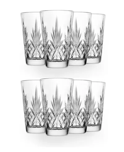 Godinger Dublin Crystal All Purpose Glasses, Set Of 8 In Transparent
