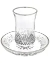Godinger Dublin Crystal Kiddush Set In White