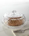 Godinger Dublin Crystal Pie Dome In Clear