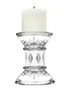 Godinger Dublin Crystal Pillar Holder With Candle