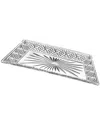 Godinger Dublin Crystal Rectangle Serving Tray In Clear