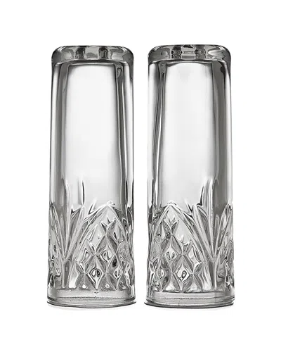 Godinger Dublin Crystal Salt & Pepper Shaker Set In Clear