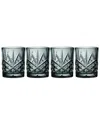 Godinger Dublin Midnight Set Of 4 Dofs In Midnight