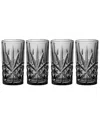 Godinger Dublin 4-pc. Highball Glass Set In Midnight