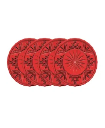 GODINGER DUBLIN RED COASTERS