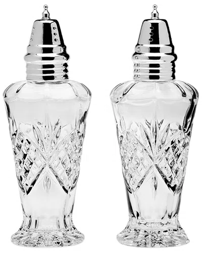 Godinger Dublin Salt And Pepper Shakers In Transparent
