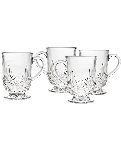 Godinger Dublin Set Of 4 Coffee Mugs In Transparent