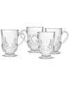Godinger Dublin Set Of 4 10oz Coffee Mugs