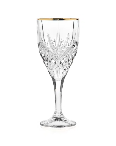 Godinger Dublin Set Of 4 Gold 9oz Goblets