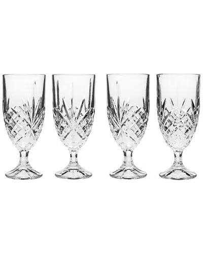 Godinger Dublin Set Of Four Iced Beverage Glasses In Transparent