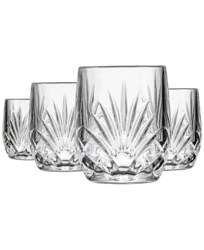 Godinger Dublin Stemless Wine Glasses, Set Of 4 In Gray