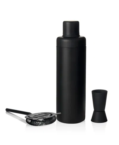 Godinger Ebony Bar Tools, Set Of 3 In Black