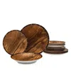 Godinger Foret 12 Piece Dinnerware Set - 100% Exclusive In Brown