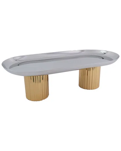 Godinger Gilded Oval Serving Platter In Metallic