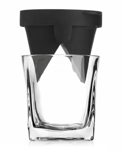 Godinger Glacier Whiskey Glass With Ice Mold In Transparent