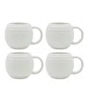 Godinger Golf Ball Mugs, Set Of 4 In White