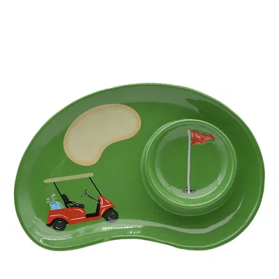 Godinger Golf Course 12 Chip 'n Dip In Green