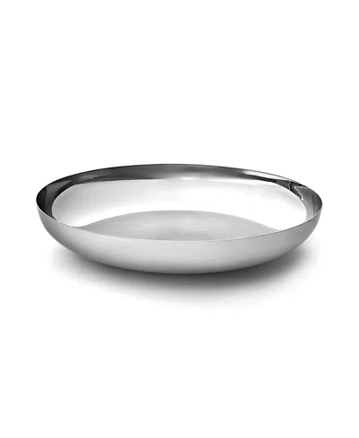 Godinger Guilded Small Round 11.75" Serving Bowl In Gray