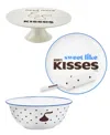 Godinger Hershey Dinnerware Entertainment Set, 4 Piece In White