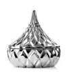 Godinger Hershey's Kisses Electroplated Candy Dish, 4.96" In Silver