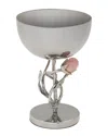 Godinger Hyaline Pink Footed Nut Bowl
