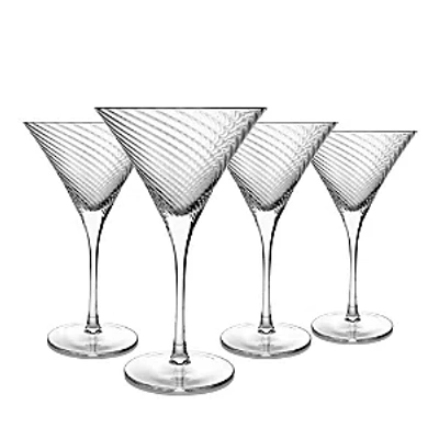 Godinger Infinity Martini Glasses, Set Of 4 In Clear