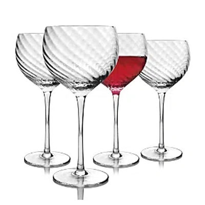 Godinger Infinity Red Wine Glasses, Set Of 4 In Clear