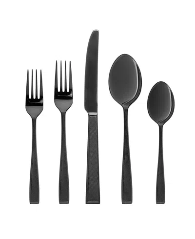 Godinger Ingot 18/10 20 Piece Set, Service For 4 In Black