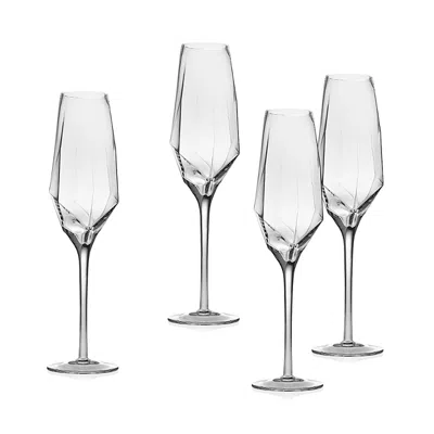 GODINGER ISLA CHAMPAGNE FLUTE, SET OF 4