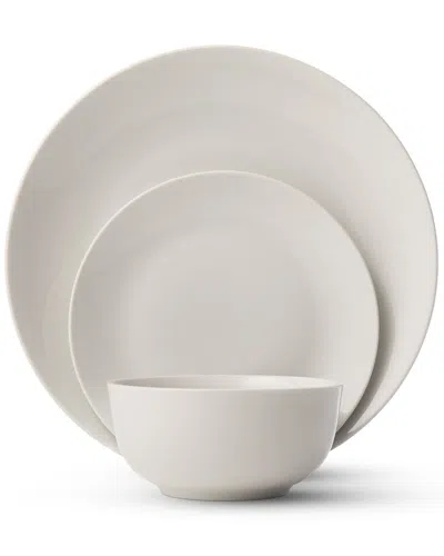 Godinger Jasmine 12pc Dinnerware Set In White