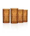 Godinger Jax Highballs, Set Of 4 In Spice