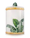 Godinger Jill Zarin Palm Beach Storage Canister In White