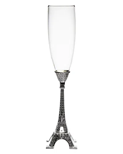 Godinger Landmark Eiffel Tower Flute In Transparent