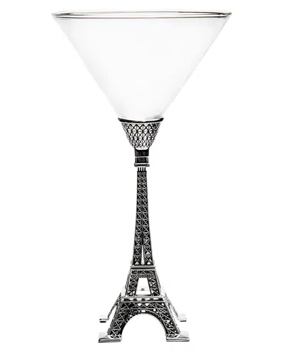 Godinger Landmark Eiffel Tower Martini Glass In Multi