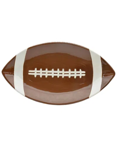 Godinger League Football Serve Platter