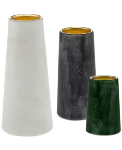 GODINGER LIGHTING BY DESIGN 3-PC. MARBLE VOTIVE SET