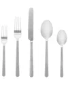 Godinger Lola Matte Stainless Steel 18/10 Stainless Steel 20pc Flatware Set