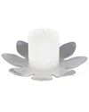 Godinger Lotus Pillar Candle Holder Plate