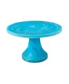 Godinger Lucente Resin Cake Stand In Blue